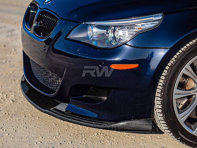RW Carbon 2004-2010 BMW E60 M5 Carbon Fiber Hamann Style Front Lip
