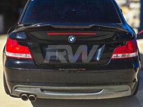 RW Carbon E82 Carbon Fiber GTX Trunk Spoiler - Image 2