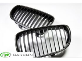 RW Carbon E82 E88 Carbon Fiber Kidney Grilles