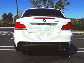RW Carbon E82 E88 Perf. Style Carbon Fiber Diffuser