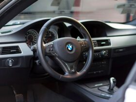 RW Carbon 2008-2013 BMW E82 E9X Carbon Fiber Steering Whe...