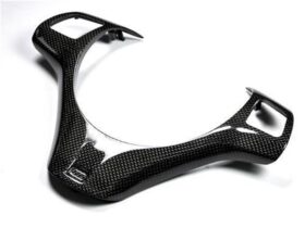 RW Carbon E82 E9X Carbon Fiber Steering Wheel Trim M Sport for BMW 3 Series - Image 2