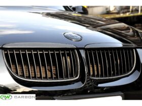 RW Carbon E90 E91 Carbon Fiber Grilles for BMW 3 Series - Image 2