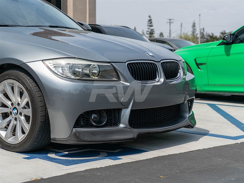 RW Carbon 2006-2011 BMW E90 E92 Carbon Fiber Front Lip for M3 Style Bumper