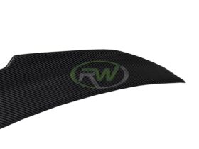 RW Carbon E90 GTX Carbon Fiber Trunk Spoiler for BMW 3 Series - Image 6