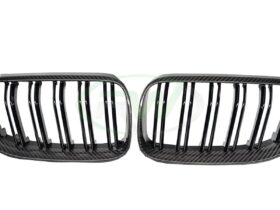 RW Carbon E92 E93 Carbon Fiber Double Slat Grilles for BMW 3 Series - Image 3