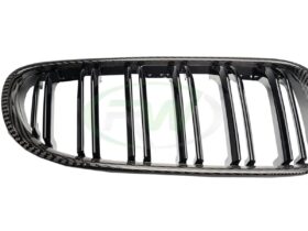 RW Carbon E92 E93 Carbon Fiber Double Slat Grilles for BMW 3 Series - Image 4