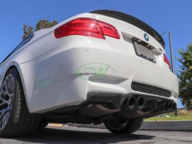 RW Carbon E92 E93 M3 Arkym Style Carbon Fiber Diffuser for BMW M3 - Image 15