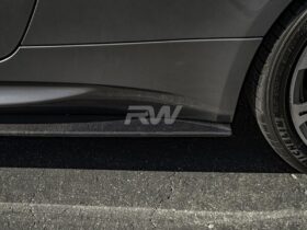 RW Carbon E92 E93 M3 Carbon Fiber Side Skirt Extensions for BMW M3 - Image 3