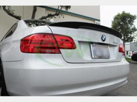 RW Carbon E92 M3 1x1 Carbon Fiber Perf Style Trunk Spoiler for BMW M3 - Image 5