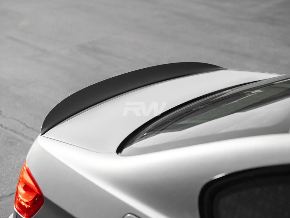 RW Carbon 2007-2013 BMW E92 M3 1x1 Carbon Fiber Perf Style Trunk Spoiler