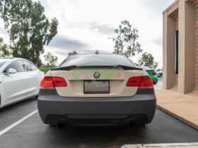 RW Carbon E92 M4 Style Carbon Fiber Trunk Spoiler for BMW 3 Series - Image 12