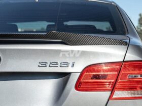 RW Carbon E92 M4 Style Carbon Fiber Trunk Spoiler for BMW 3 Series - Image 6