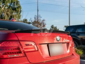 RW Carbon E92 M4 Style Carbon Fiber Trunk Spoiler for BMW 3 Series - Image 10