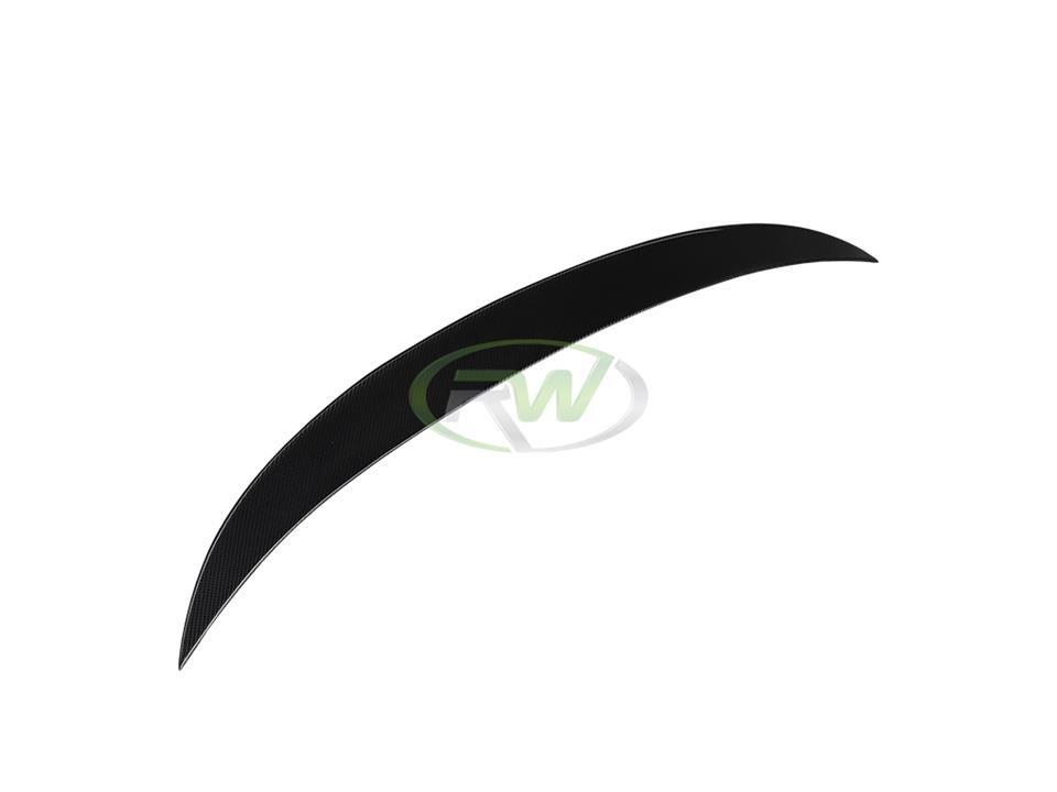 RW Carbon 2007-2013 BMW E93 Perf. Style Carbon Fiber Trunk Spoiler - Image 5