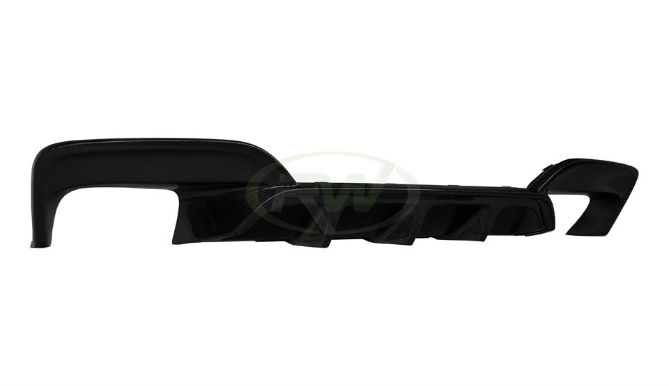 RW Carbon 2012-2018 BMW F06 F12 F13 640i 650i M6 Carbon Fiber Diffuser - Image 3