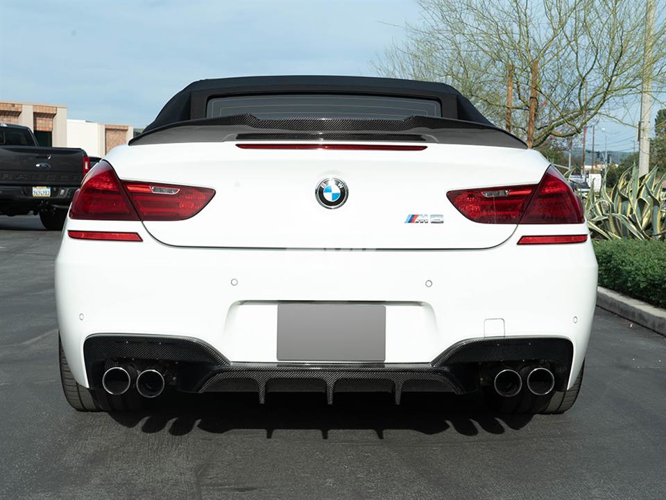 RW Carbon 2012-2018 BMW F06 F12 F13 640i 650i M6 Carbon Fiber Diffuser - Image 4