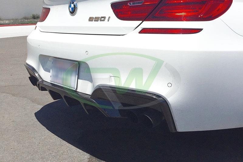 RW Carbon 2012-2018 BMW F06 F12 F13 640i 650i M6 Carbon Fiber Diffuser