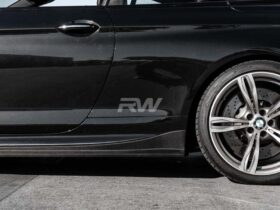 RW Carbon F06 F12 F13 Carbon Fiber Side Skirt Extensions - Image 2
