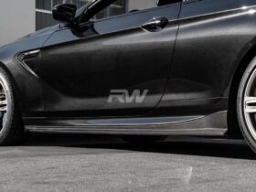 RW Carbon 2012-2018 BMW F06 F12 F13 Carbon Fiber Side Ski...