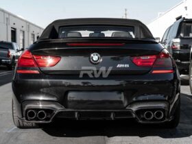 RW Carbon F06 F12 F13 M6 3D Style Carbon Fiber Diffuser - Image 3
