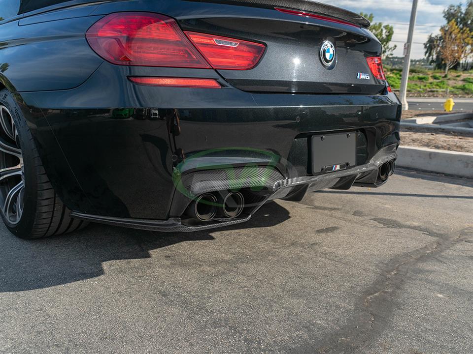 RW Carbon 2012-2018 BMW F06 F12 F13 M6 3D Style Carbon Fiber Diffuser