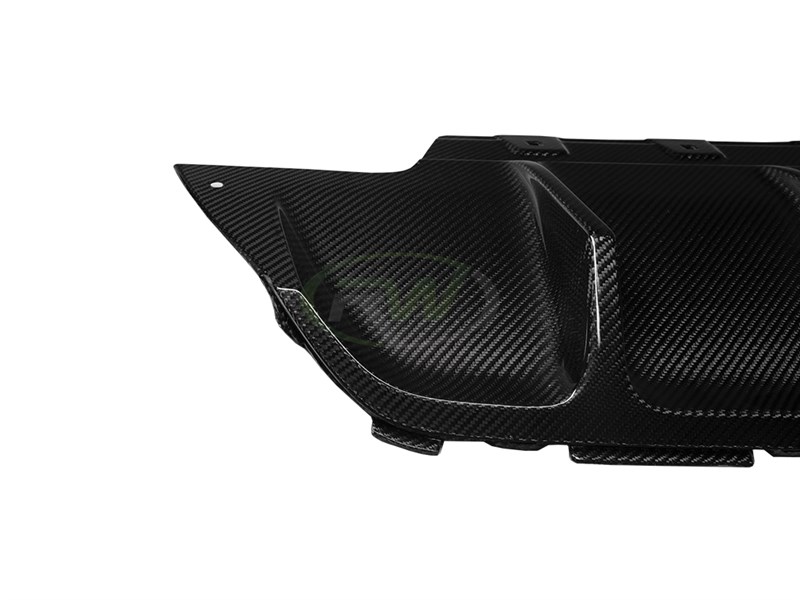 RW Carbon 2012-2018 BMW F06 F12 F13 M6 Carbon Fiber Center Diffuser - Image 5