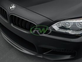 RW Carbon F06 F12 F13 M6 Center Dry Carbon Fiber Front Lip - Image 2