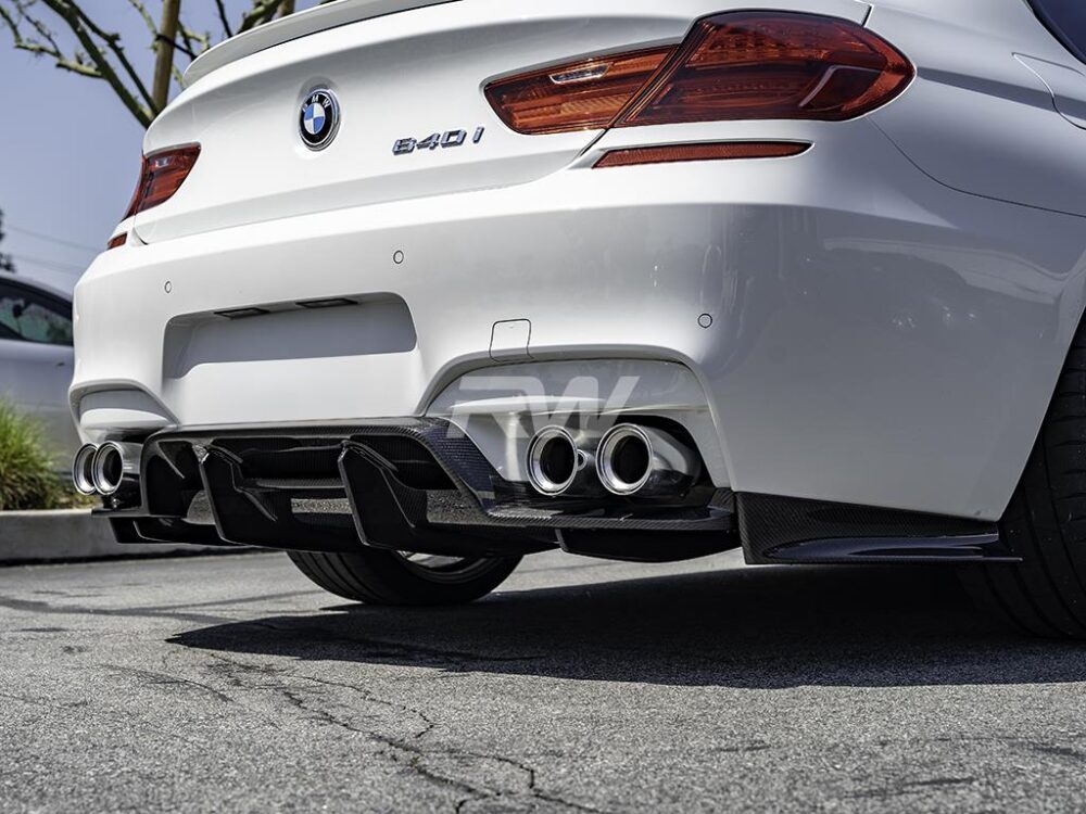 RW Carbon 2012-2018 BMW F06 F12 F13 M6 GTX Carbon Fiber Diffuser
