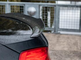 RW Carbon F06 F13 GTX Carbon Fiber Trunk Spoiler - Image 2