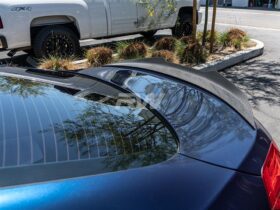 RW Carbon F06 F13 GTX Carbon Fiber Trunk Spoiler - Image 4