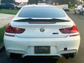 RW Carbon F06 F13 GTX Carbon Fiber Trunk Spoiler - Image 5