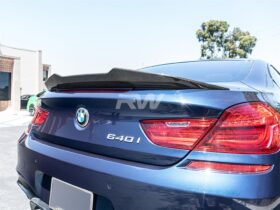 RW Carbon 2012-2018 BMW F06 F13 GTX Carbon Fiber Trunk Sp...