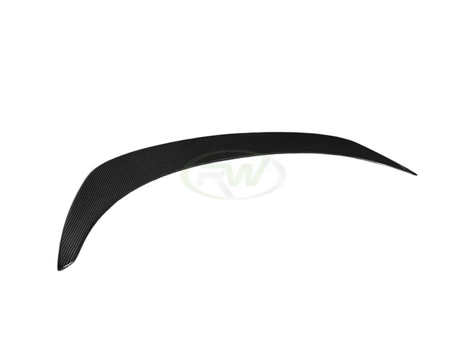 RW Carbon 2011-2016 BMW F10 CS Style Carbon Fiber Trunk Spoiler - Image 21