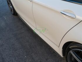 RW Carbon F10 F11 Carbon Fiber Performance Style Side Skirt Extensions for BMW M5 - Image 2