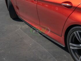 RW Carbon F10 F11 Carbon Fiber Performance Style Side Skirt Extensions for BMW M5 - Image 6
