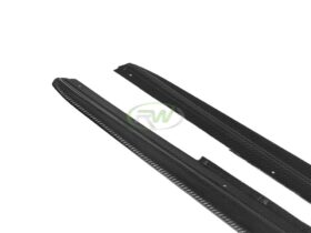 RW Carbon F10 F11 Carbon Fiber Performance Style Side Skirt Extensions for BMW M5 - Image 7