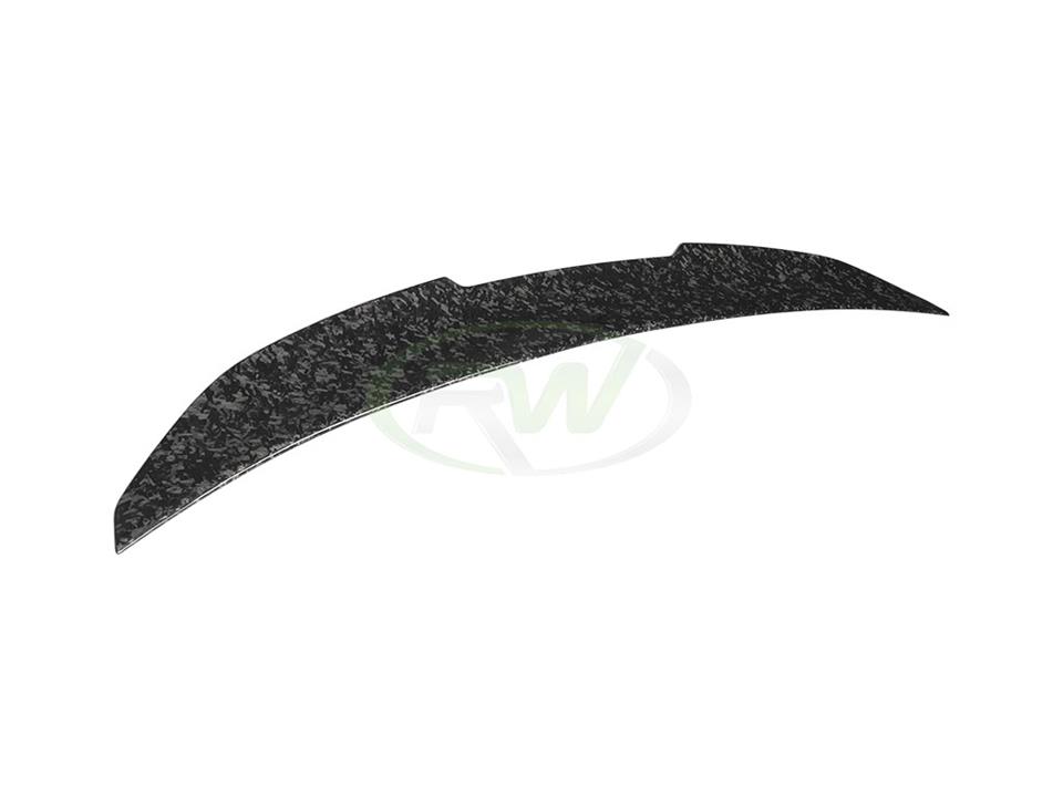 RW Carbon 2011-2016 BMW F10 GTX Forged Carbon Trunk Spoiler - Image 4