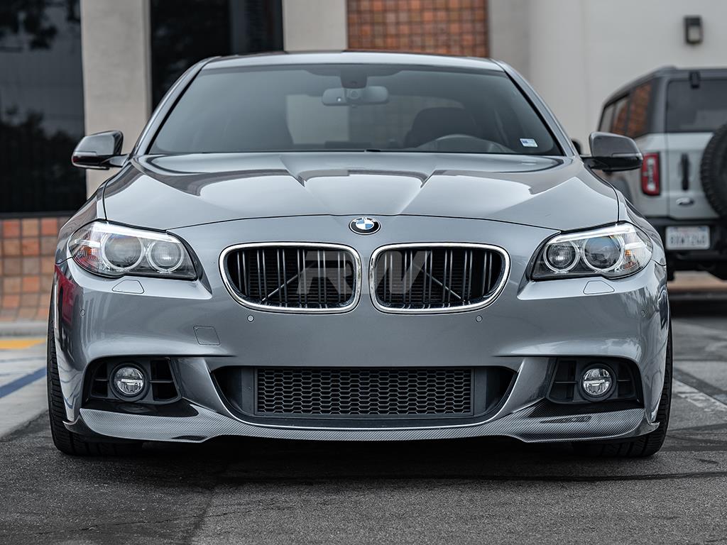 RW Carbon 2011-2016 BMW F10 M Sport DTM Carbon Fiber Front Lip - Image 5