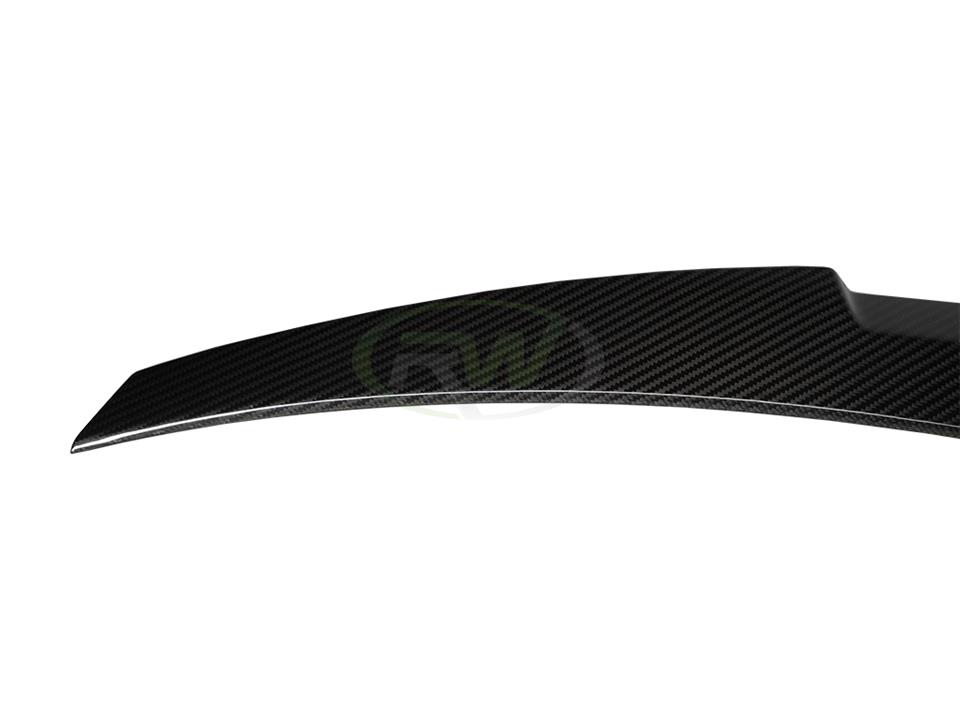 RW Carbon 2011-2016 BMW F10 M4 Style Carbon Fiber Trunk Spoiler - Image 20