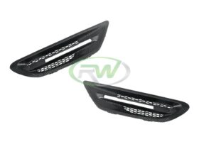 RW Carbon F10 M5 Carbon Fiber Fender Grilles for BMW M5 - Image 6