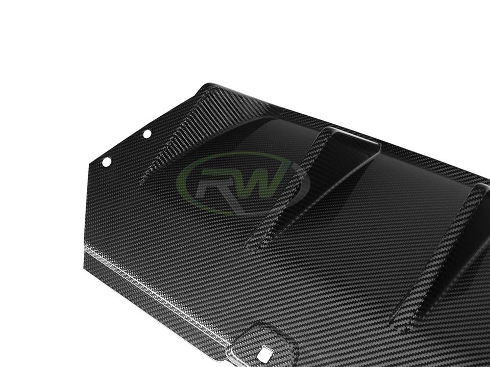 RW Carbon 2011-2016 BMW F10 M5 Type I Carbon Fiber Center Diffuser - Image 16