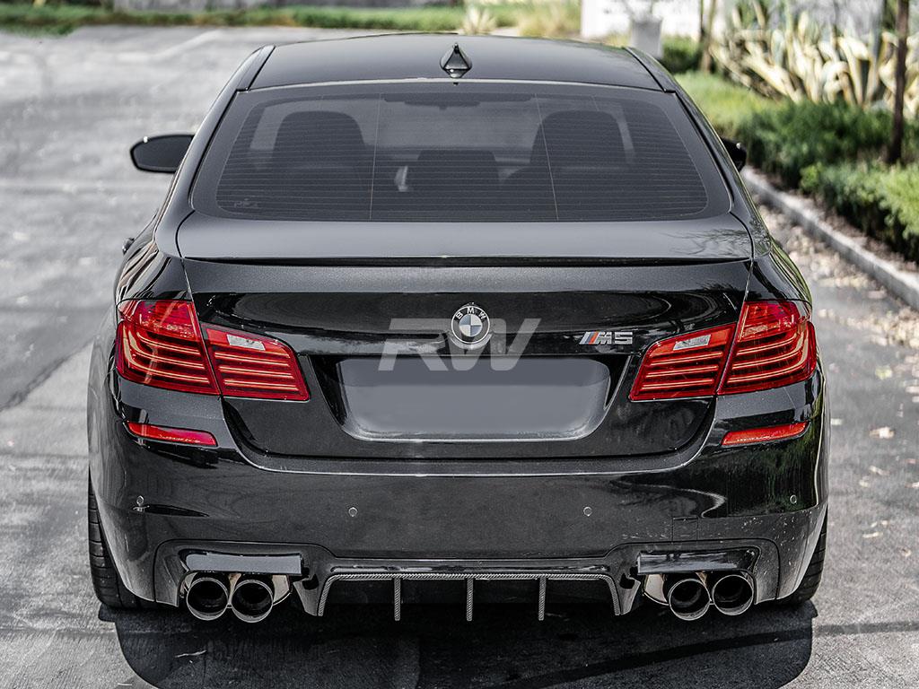 RW Carbon 2011-2016 BMW F10 M5 Type I Carbon Fiber Center Diffuser - Image 5