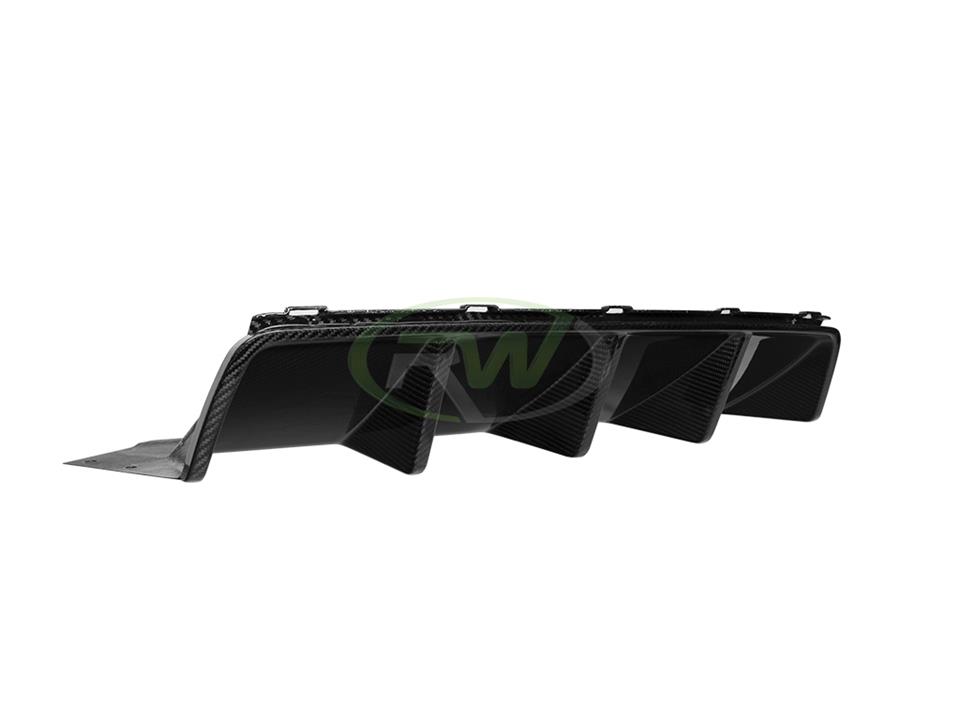 RW Carbon 2011-2016 BMW F10 M5 Type I Carbon Fiber Center Diffuser - Image 17