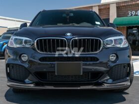 RW Carbon F15 X5 M Sport 3D Style Carbon Fiber Front Lip for BMW X Series - Image 2