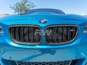 RW Carbon F22 F23 F87 Carbon Fiber Grilles for BMW M2 - Image 2
