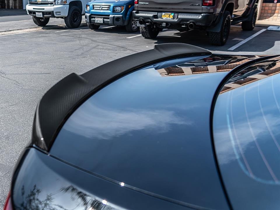 RW Carbon 2019-2021 BMW F22 F87 CS Style Carbon Fiber Trunk Spoiler - Image 12