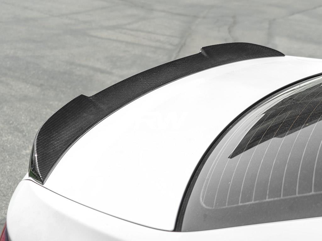 RW Carbon 2019-2021 BMW F22 F87 CS Style Carbon Fiber Trunk Spoiler - Image 6
