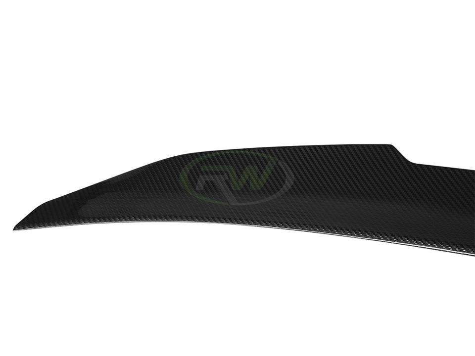 RW Carbon 2016-2021 BMW F22/F87 GTX V2 Carbon Fiber Trunk Spoiler - Image 14