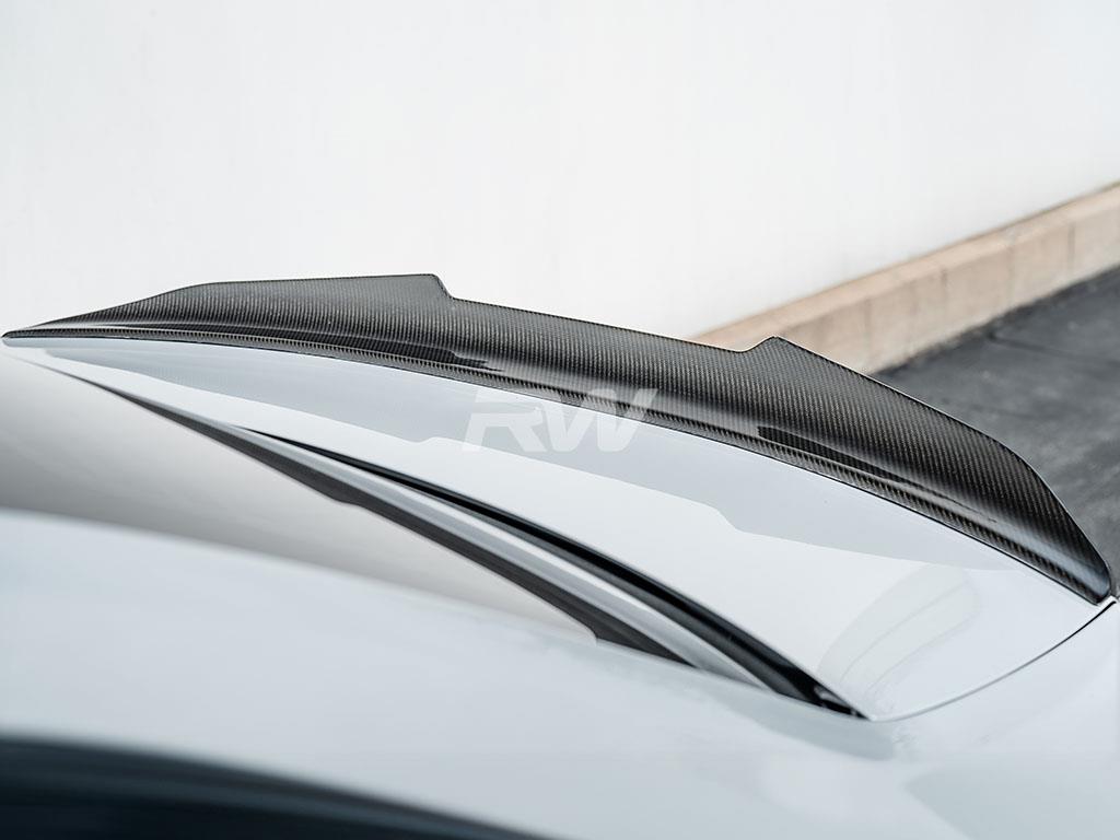 RW Carbon 2016-2021 BMW F22/F87 GTX V2 Carbon Fiber Trunk Spoiler - Image 3